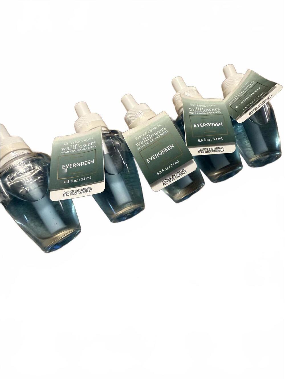 Lot of 5 Bath & Body Works Wallflowers Home Fragrance Refill - Evergreen - Picture 4 of 5